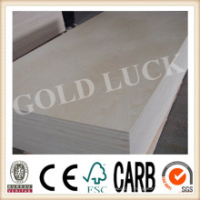 Qingdao Gold Luck alta qualidade Birch madeira compensada comercial (QDGL140828)